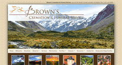 Desktop Screenshot of brownscremationservice.com